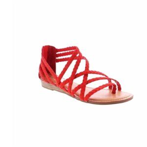 Carlos by Carlos Santana Women's Amara 2 Sandal, Vibrant Orange, Size 8M